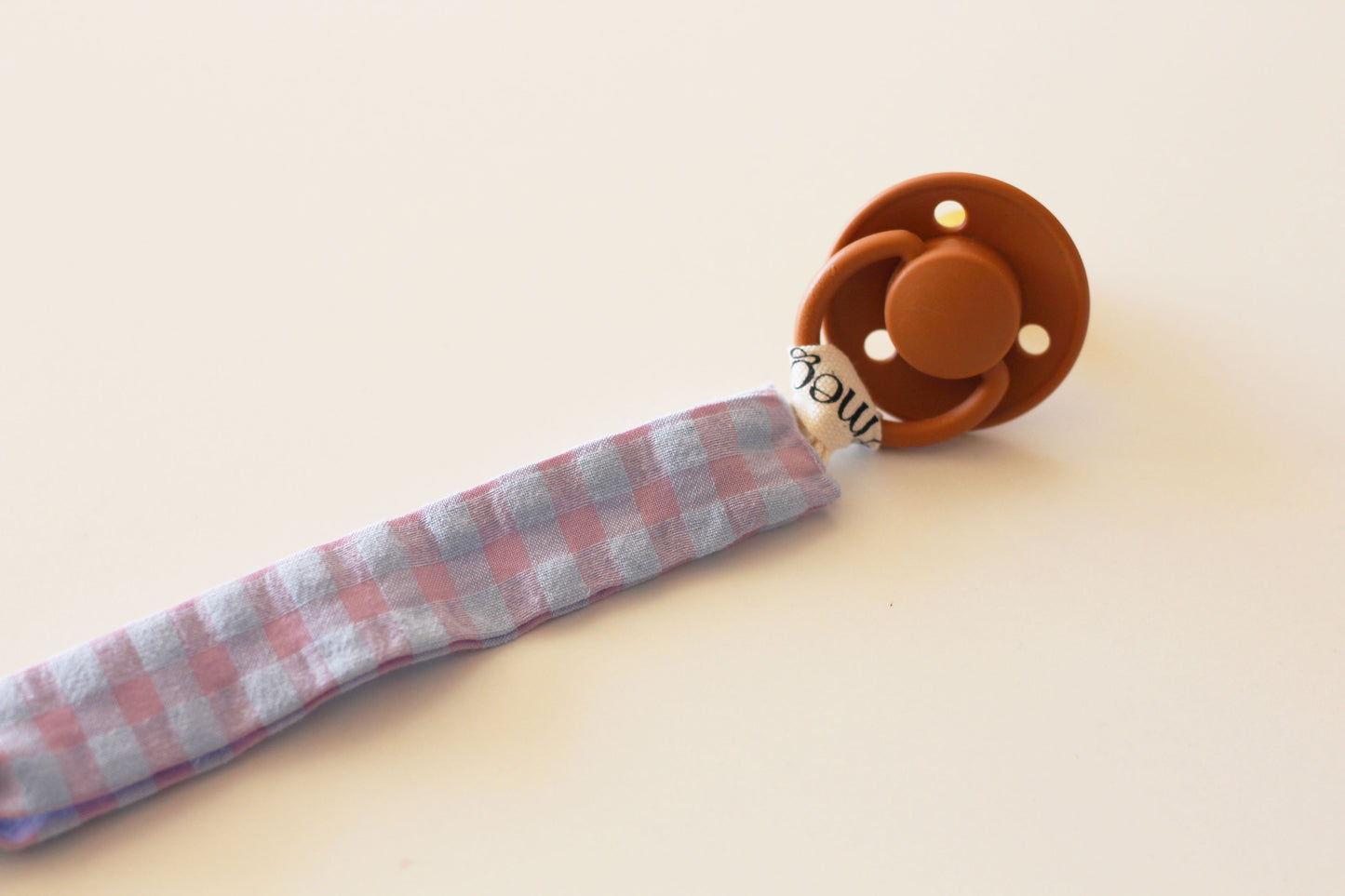 Cuelga chupete Vichy Blueberry