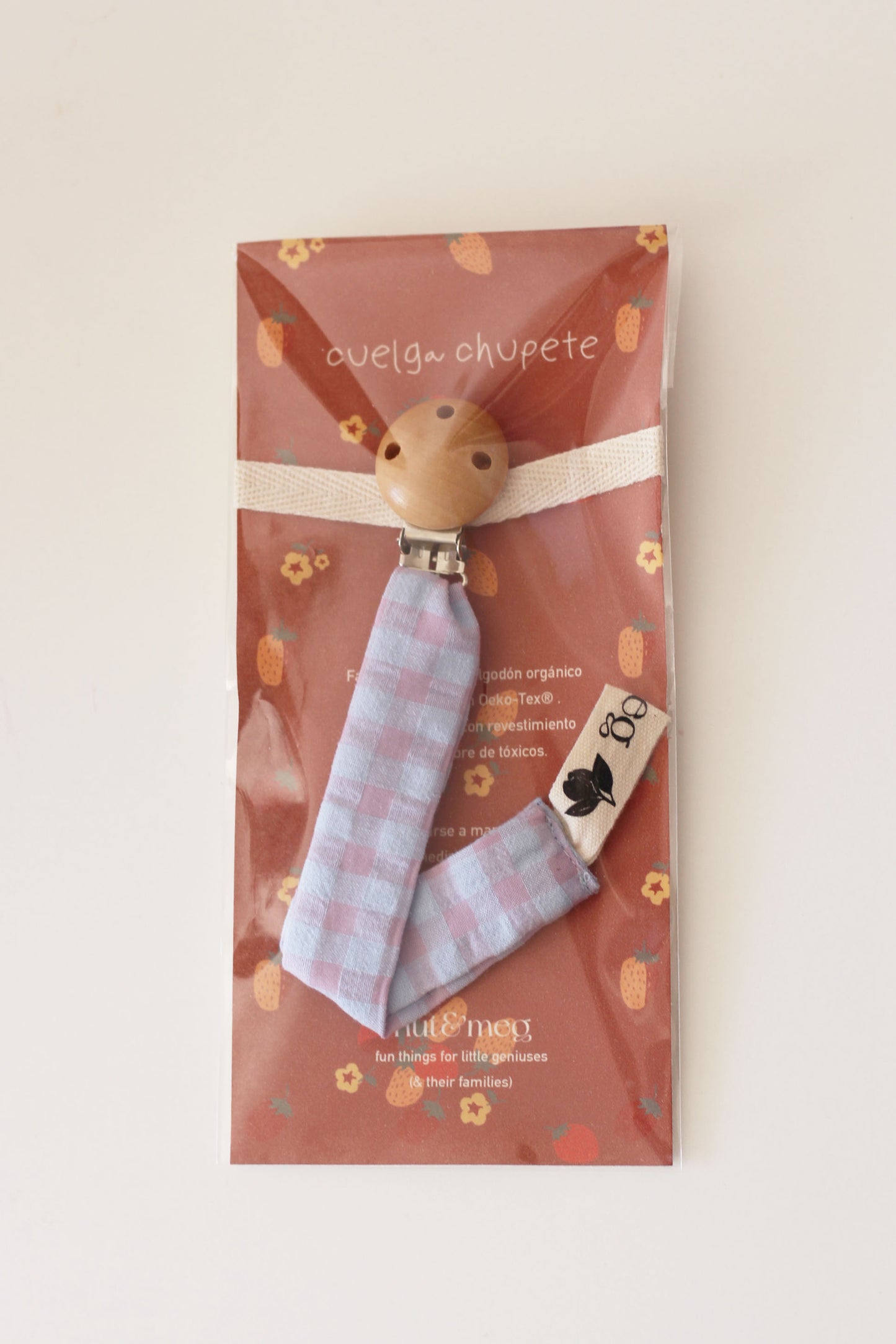 Cuelga chupete Vichy Blueberry