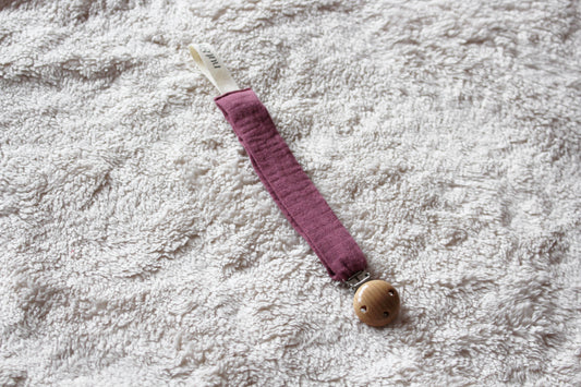 Cuelga chupete Burgundy